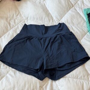 HALARA - Women’s High-Waist Athletic Shorts - Navy